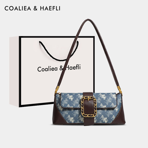 官网COALIEA&KAEFLI法棍腋下包女