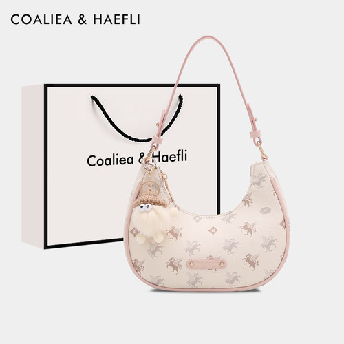 官网COALIEA&HAEFLI飞马月牙包女