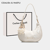 香港品牌女包原创月牙包2026新款 高级感小众通勤腋下包单肩斜挎包