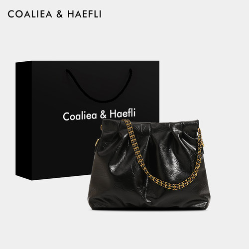 官网COALIEA&KAEFLI褶皱流浪包女