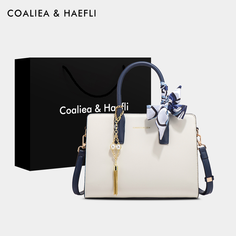 官网COALIEA&KAEFLI真皮妈妈包女