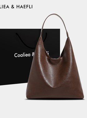 香港代购慵懒日常托特包包女2026春夏新款松弛感大容量单肩腋下包