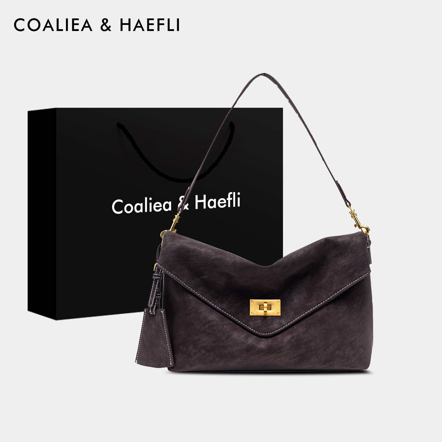 香港品牌高级感腋下包包女式大容量信封包复古轻奢百搭单肩斜跨包,箱包皮具/热销女包/男包,邮差包,淘宝优惠券,粉丝福利购,淘宝优惠卷