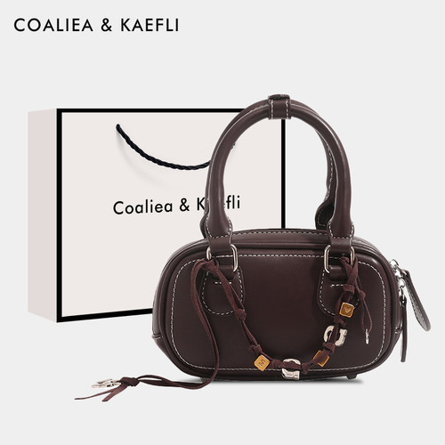 官网COALIEA&HAEFLI吐司手提包女