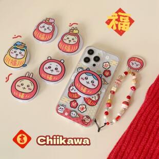 吉伊卡哇福娃chiikawa适用三星s25edge手机壳s24fe/s23+/s22ultra卡通a07磁吸a14小八支架a35/a26防摔a52/a54