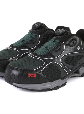 K2-61 韩国直邮劳保鞋 安全鞋工装鞋 合成革工作鞋绿色 235-290mm