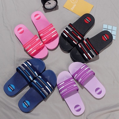 罗敷士拖鞋家居新款情侣室内居家软底浴室防滑静音洗澡凉拖女