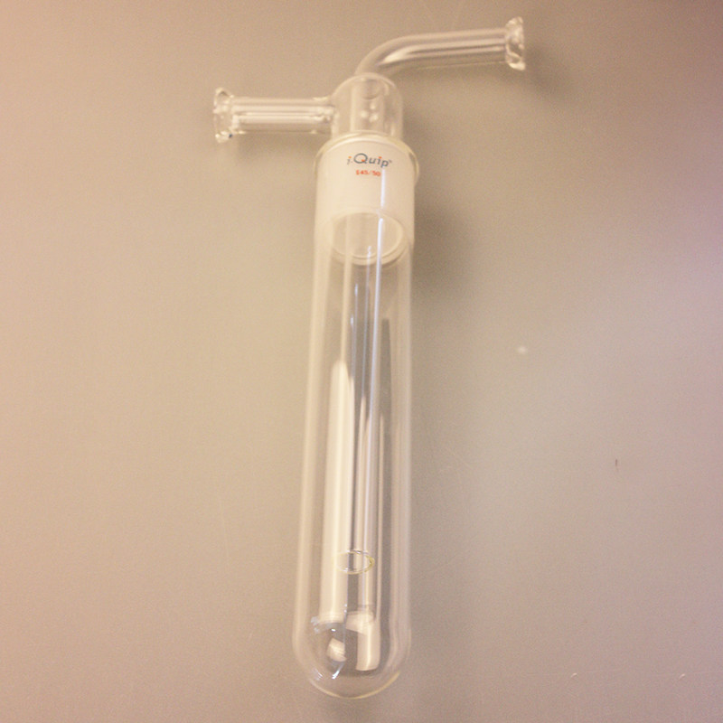 芯硅谷冷阱 v4652 冷阱,带15#法兰接口,高硼硅玻璃 具磨口