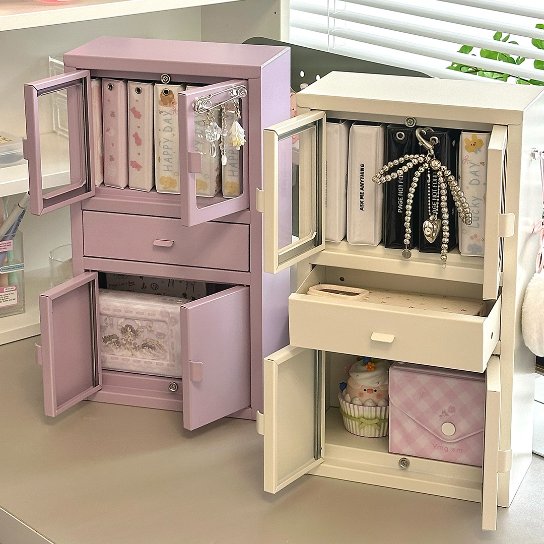 【新款热销】娃娃收纳柜小铁柜