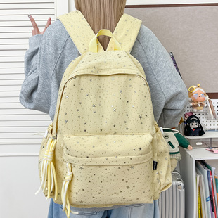 2026新款简约韩版ins风书包女初高中生大容量背包双肩包休闲百搭