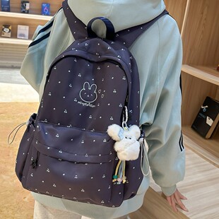 日系ins风双肩包初中生学生可爱软妹百搭背包小清新出游踏青书包