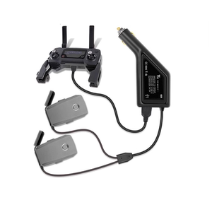 DJI大疆御Mavic 2/PRO双电车充汽车电池车载充电器ZOOM无人机配件