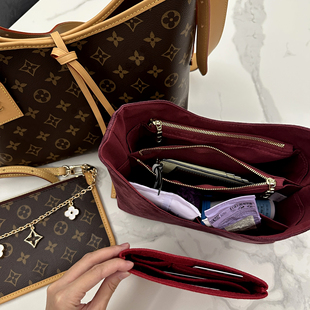 carryall内胆包适用Lv小号中号托特包收纳绒布包中包内衬袋包撑型