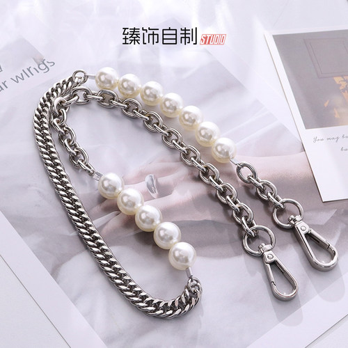 铂金包配饰珍珠链条装饰链