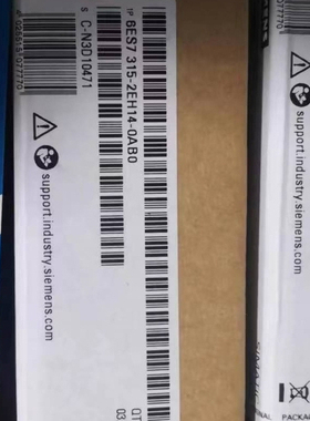 西门子 S7-300 CPU 6ES7315-2AG10/2AH14/2EH13/2EH14/2FJ14-0AB0
