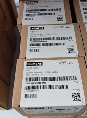 西门子 6EP3332-6SB00-0AY0  LOGO!POWER 24 V / 2.5 A 稳定电源