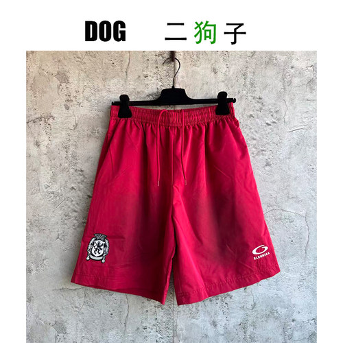 足球限定尼龙五分裤休闲短裤