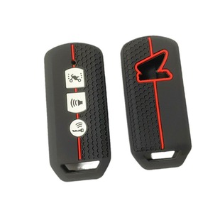 适用摩托车钥匙套新大洲硅胶套NS110R裂行PCX150壳125 佛沙包蜂窝