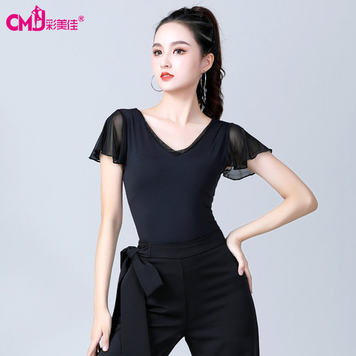 彩美佳拉丁舞练功服上衣