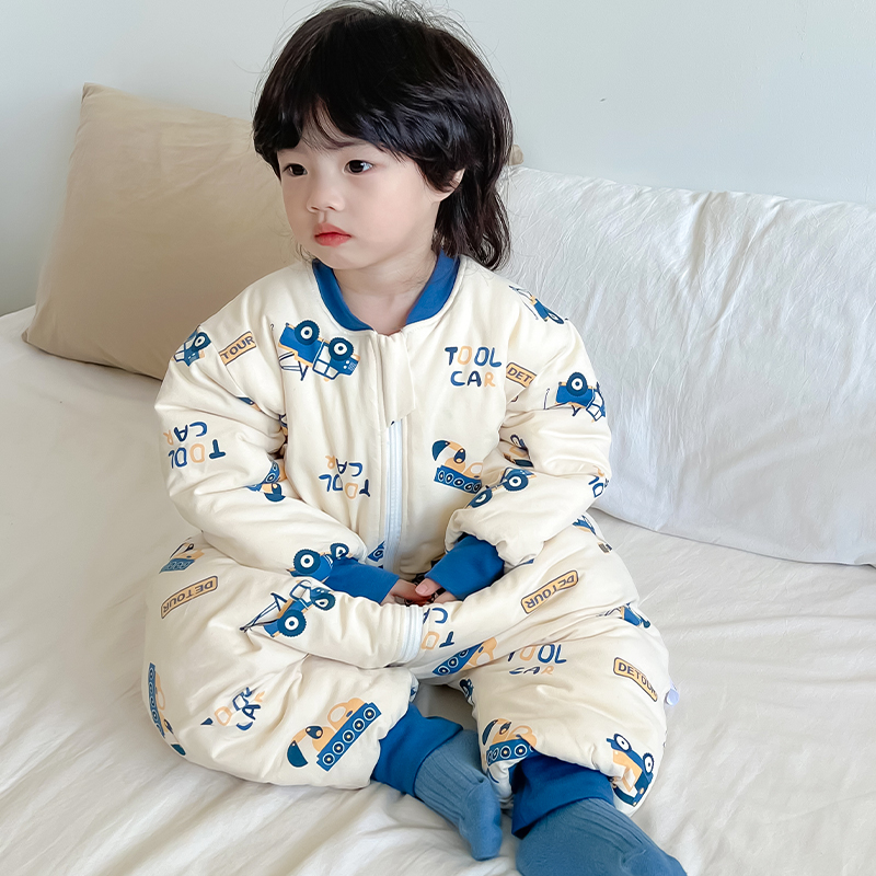 儿童冬季加厚防寒睡袋防踢被