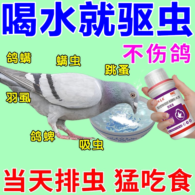 鴿子驅蟲專用藥體內外驅蟲蟲全清