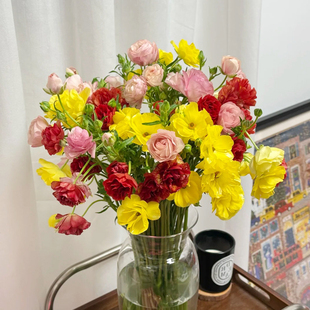 蝴蝶洋牡丹鲜花云南基地直发客厅插花洋牡丹鲜切花顺丰包邮花期长