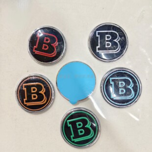 适用奔驰巴博斯车标改装G级后尾箱标志40S 60s brabus博速尾贴标