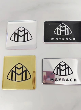 适用于奔驰新S级S450S480S680GLS600EQS迈巴赫发动机铭牌金属贴标