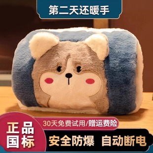 可愛2025新款 暖手寶暖手袋 暖寶寶防爆暖水袋國標正品 熱水袋充電款
