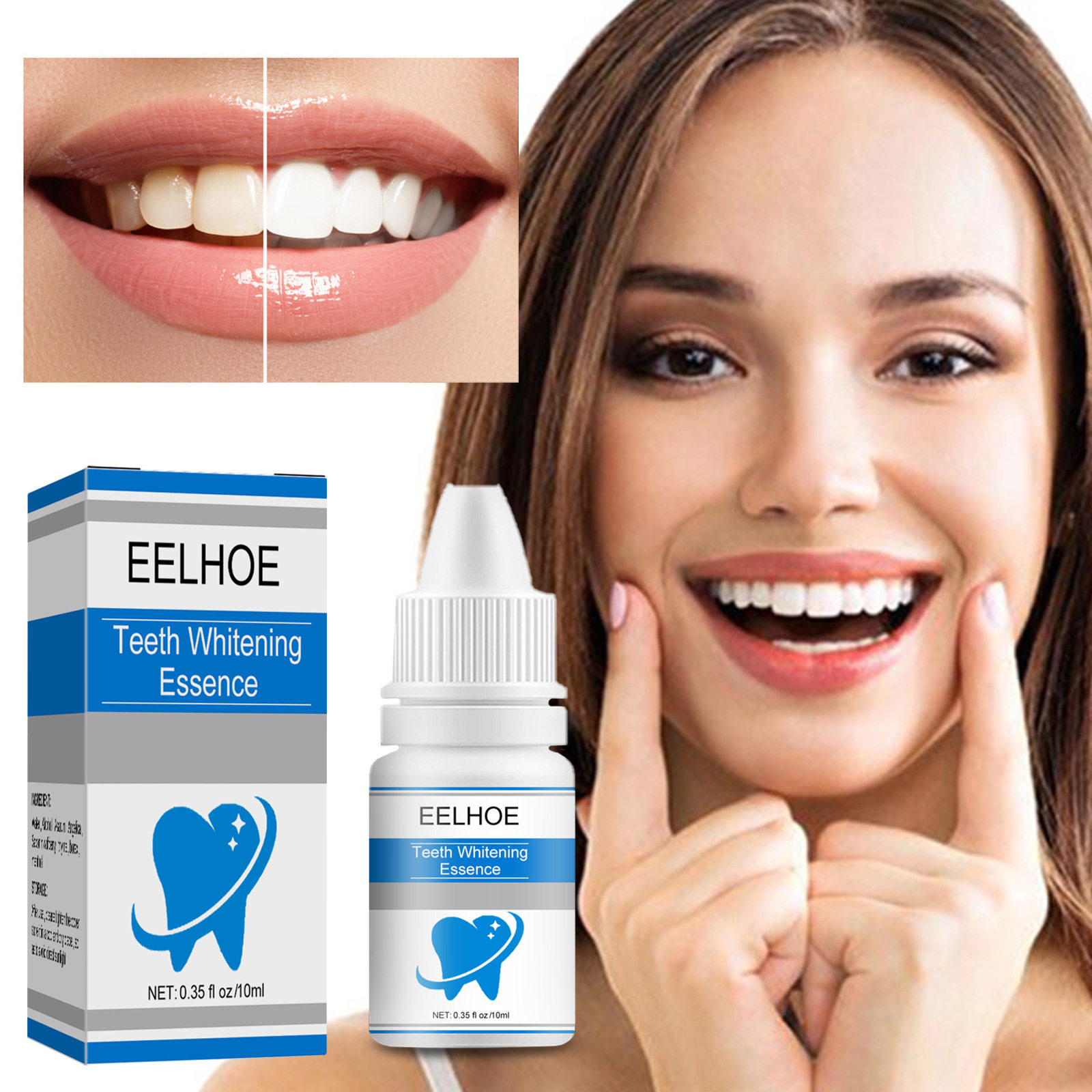 teeth whitening essence plaque yellow stain remover去牙渍液