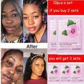 Facial Control Mask Rose Moisturizing Oil acne remove面膜贴