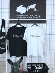 宽松圆领短袖 水洗印花瓶装 T恤 男女款 藤原浩THECONVENI便利店系列