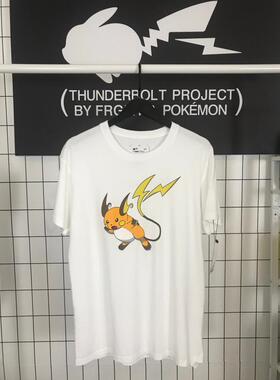 Fragment Design 藤原浩 皮卡丘口袋怪兽联名瓶装圆领印花短袖T恤