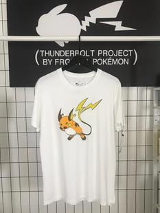 圆领印花短袖 Fragment 皮卡丘口袋怪兽联名瓶装 藤原浩 T恤 Design