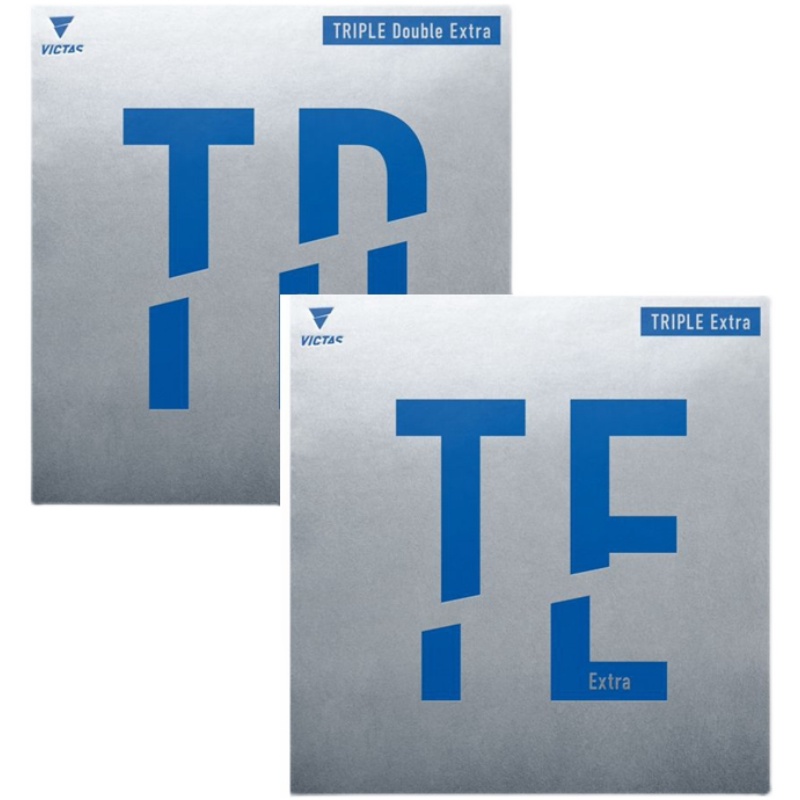 VICTAS维克塔斯丹羽孝希粘性TRIPLE乒乓球反胶套胶蓝海绵粘性套胶