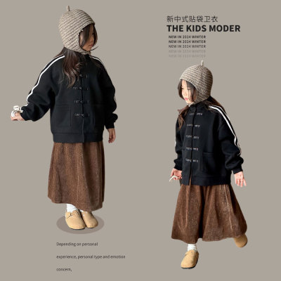 新中式加绒加厚外套卫衣款式冬季