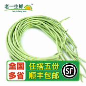 新鲜长豇豆 新鲜蔬菜缸豆 500g 老一生鲜