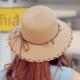 帽子女夏小清新韩版 休闲百搭出游度假遮阳防晒帽草帽太阳帽沙滩帽