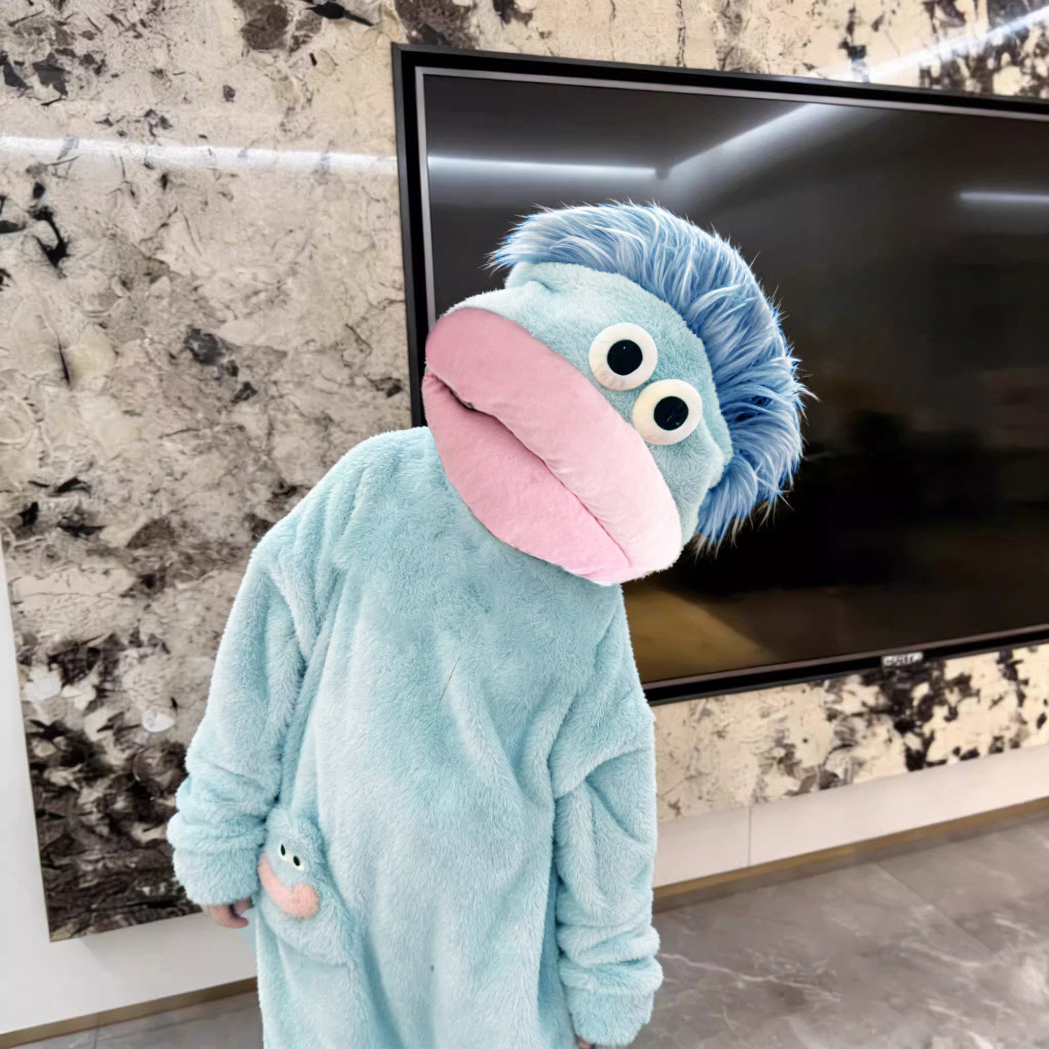 儿童睡衣丑鱼连体秋冬季加厚珊瑚绒男童法兰绒女童搞怪男孩家居服,童装/婴儿装/亲子装,家居服连体衣,淘宝优惠券,粉丝福利购,淘宝优惠卷