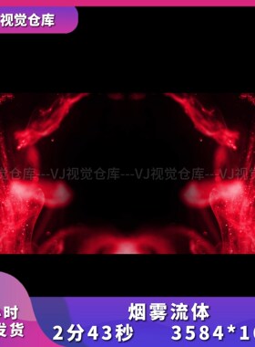 烟雾流体女团GOGO人屏剪影晚会舞美颗粒性感舞台背景VJ视频素材