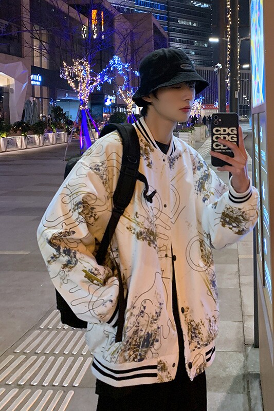 XZ201---2春装新款棒球服夹克宽松男女外套B667P90,男装夹克,星座201-2