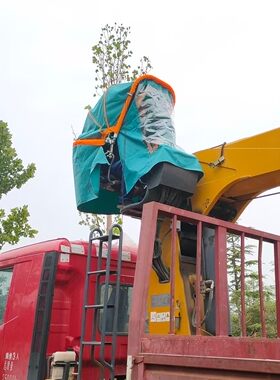 随车吊遮阳伞室外作业棚子折叠车篷遮阳棚吊车塔吊驾驶室防雨保暖