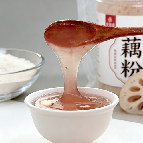 宝应纯藕粉红藕粉配料只有藕