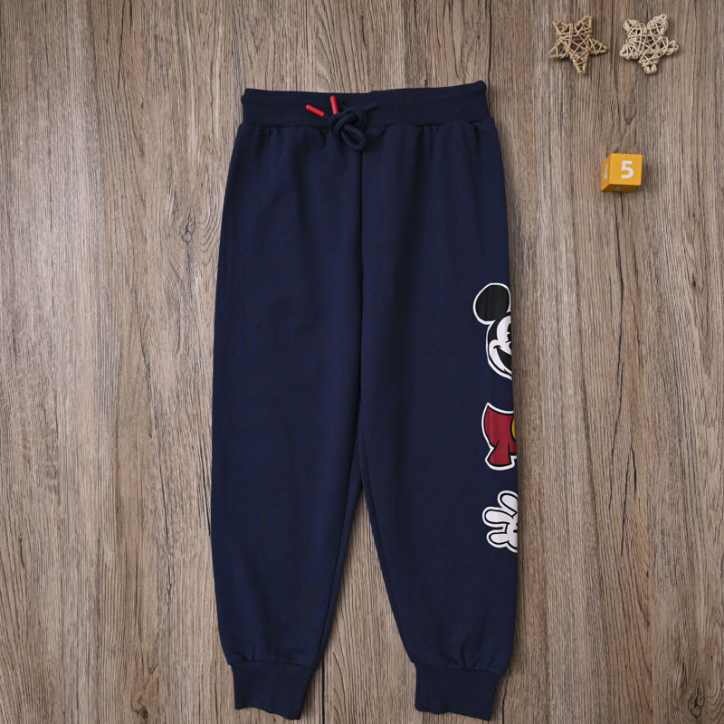 外贸欧美男宝春秋卫裤毛线圈长裤子男童可爱休闲裤哈伦裤运动裤