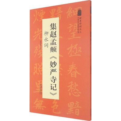 集赵孟頫《妙严寺记》柳永词 书 陆有珠楷书碑帖中国元代 艺术书籍