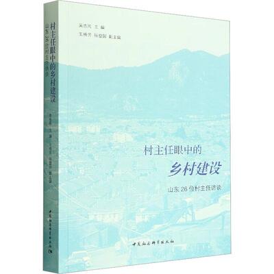 村主任眼中的乡村建设 : 山东26位村主任访谈书吴忠民  传记书籍