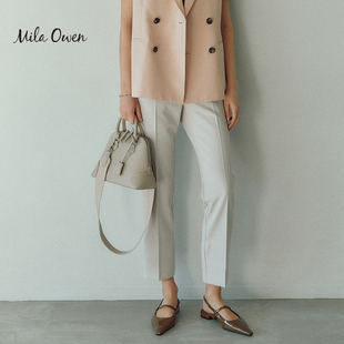 新款 春夏季 Owen 09WFP231020 裤 长裤 通勤简约通勤气质西装 Mila