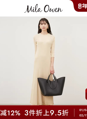 Mila Owen春夏简约百搭宽松圆领两件套连衣裙09WCO242126