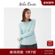 简约优雅罗纹半透圆领打底针织衫 Mila Owen25秋冬新品 09WNT255308