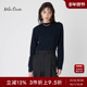 Mila Owen 秋冬简约休闲纯色圆领薄针织上衣09WNT231060